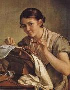 Vasily Tropinin Lacemaker china oil painting reproduction